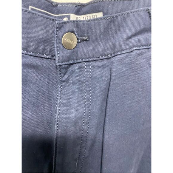 Carhartt mens cargo shorts in blue color size 34 NWT - Picture 3 of 9